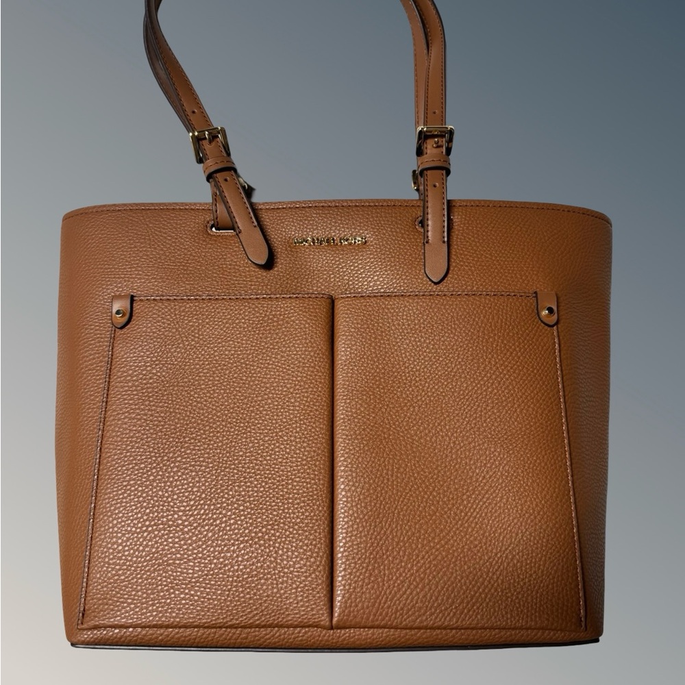Michael Kors Tan Pebbled Leather Tote